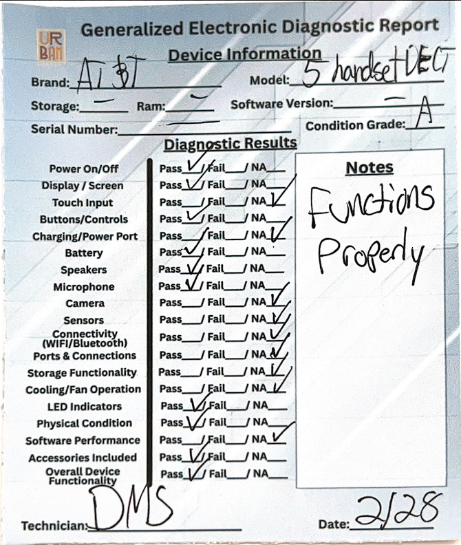 AT&T DLP73590 Cordless Phone System