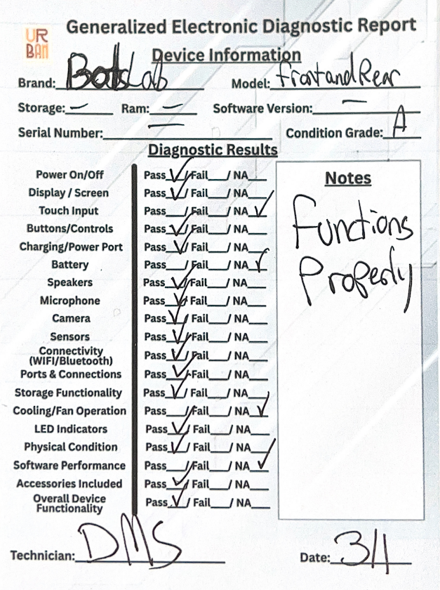 BOTSLAB 4K+2K Dual Dash Cam Front and Rear