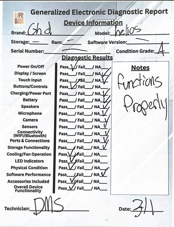 ghd Helios Professional Hair Dryer - White