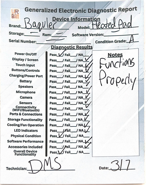 Baquler Heated Snow Melting Mat