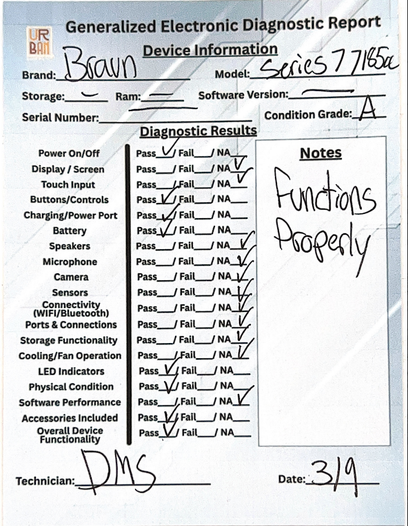 Braun Series 7 7185cc Electric Shaver