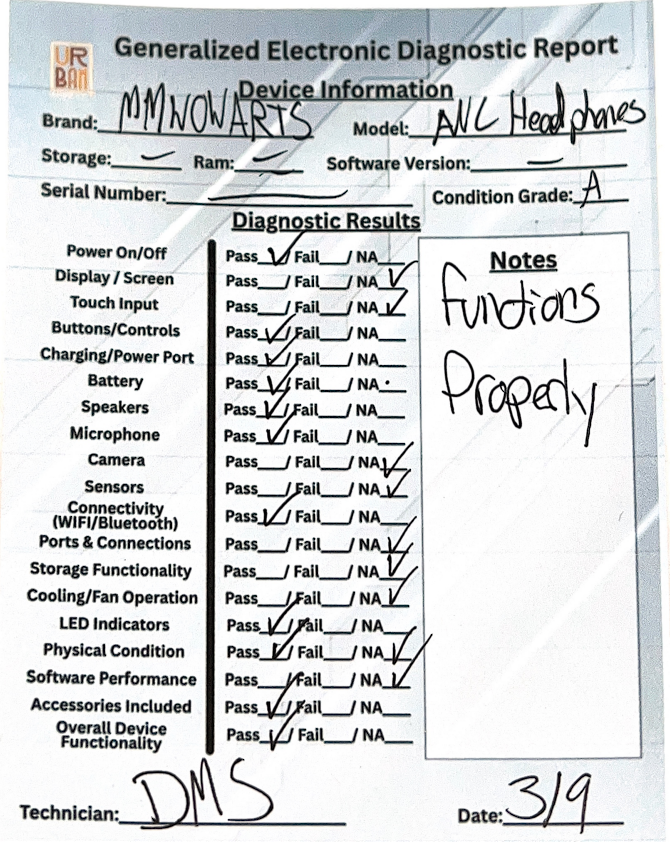 MMWOWARTS Bluetooth Headphones with Active Noise Cancelling