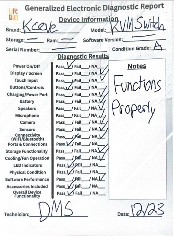 Quad Monitor KVM Switch
