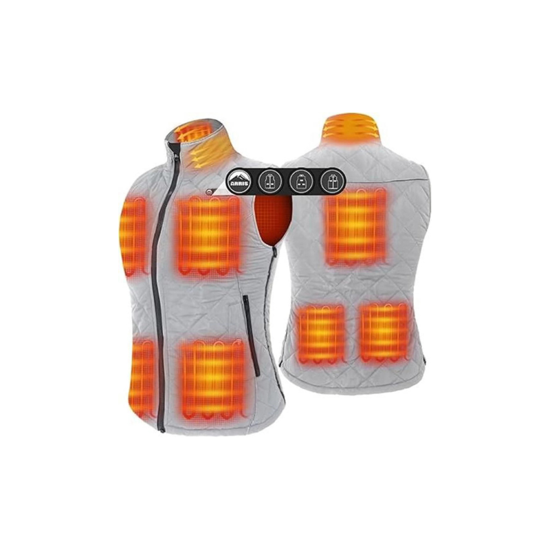 ARRIS Women`s Heated Vest, Size Adjustable 7.4V Electric Warm Heating Vest