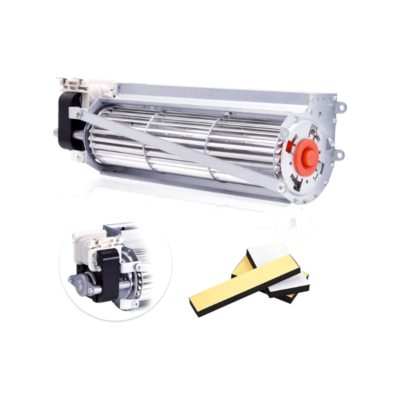 Hiorucet GFK4 Fireplace Blower Fan for Heatilator, Majestic, Lennox, Temco Fireplaces. GFK4 FK4 GFK4B GFK4A Replacement Fireplace Blower Fan Parts with Ball Bearing, Quiet, High Air Flow.