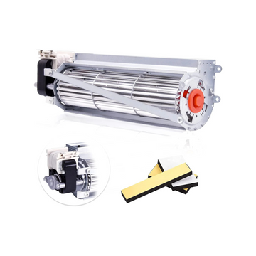 Hiorucet GFK4 Fireplace Blower Fan for Heatilator, Majestic, Lennox, Temco Fireplaces. GFK4 FK4 GFK4B GFK4A Replacement Fireplace Blower Fan Parts with Ball Bearing, Quiet, High Air Flow.