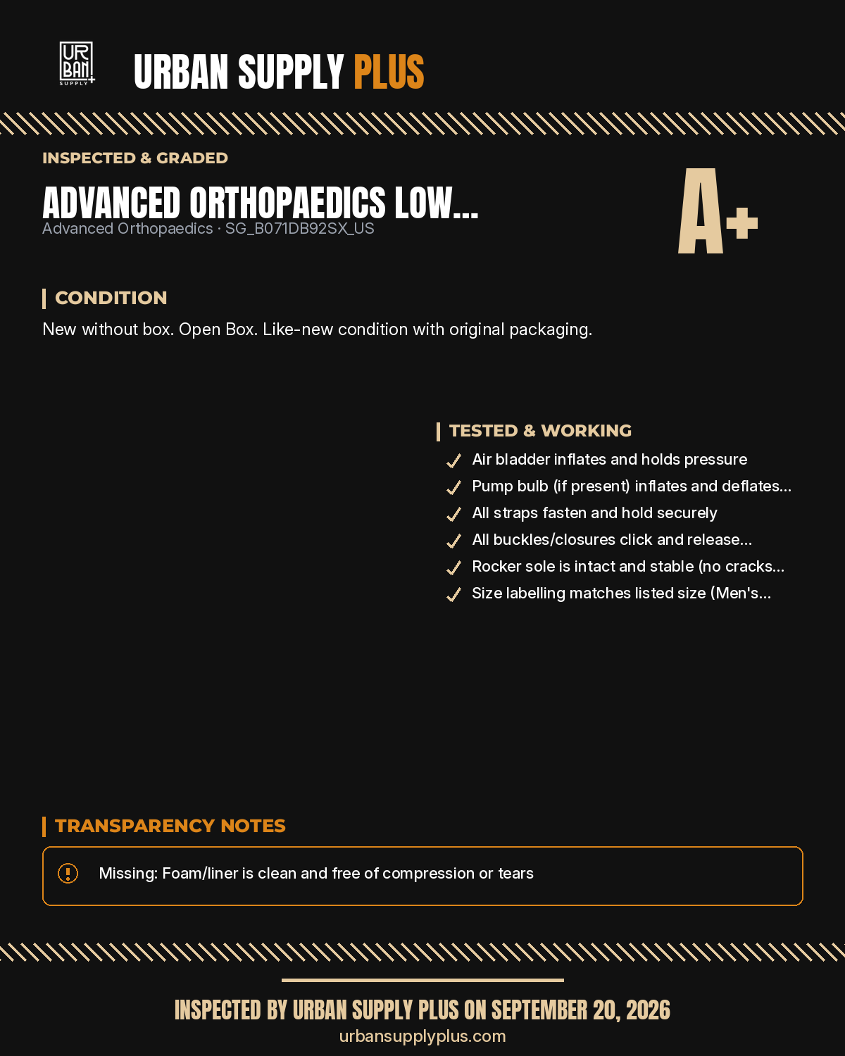 Diagnostic sheet