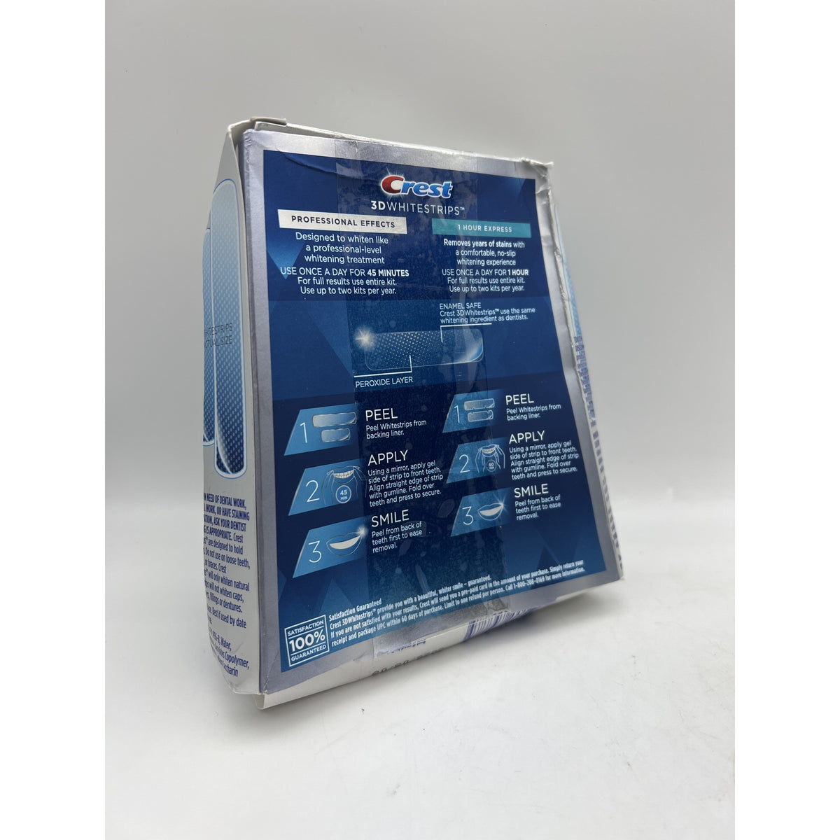 Crest 3D Whitestrips Professional Effects 44 Strips Open Box — photo 5