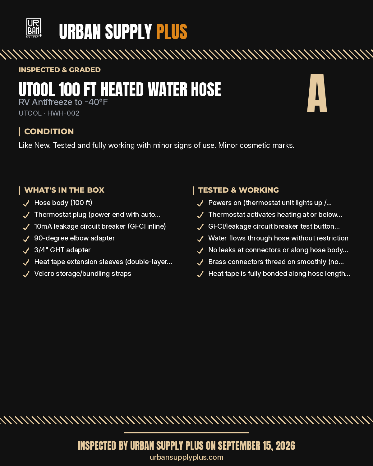 Diagnostic sheet