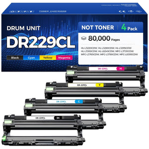 DR229CL Compatible Drum Unit 4-Pack for Brother DR-229CL Factory Sealed — photo 6