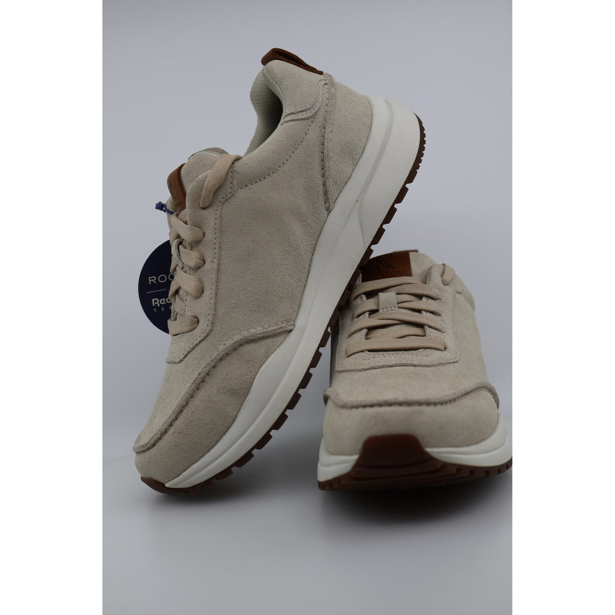 Rockport DMX Bowen Ivory Suede Mens 7 Medium New — photo 6