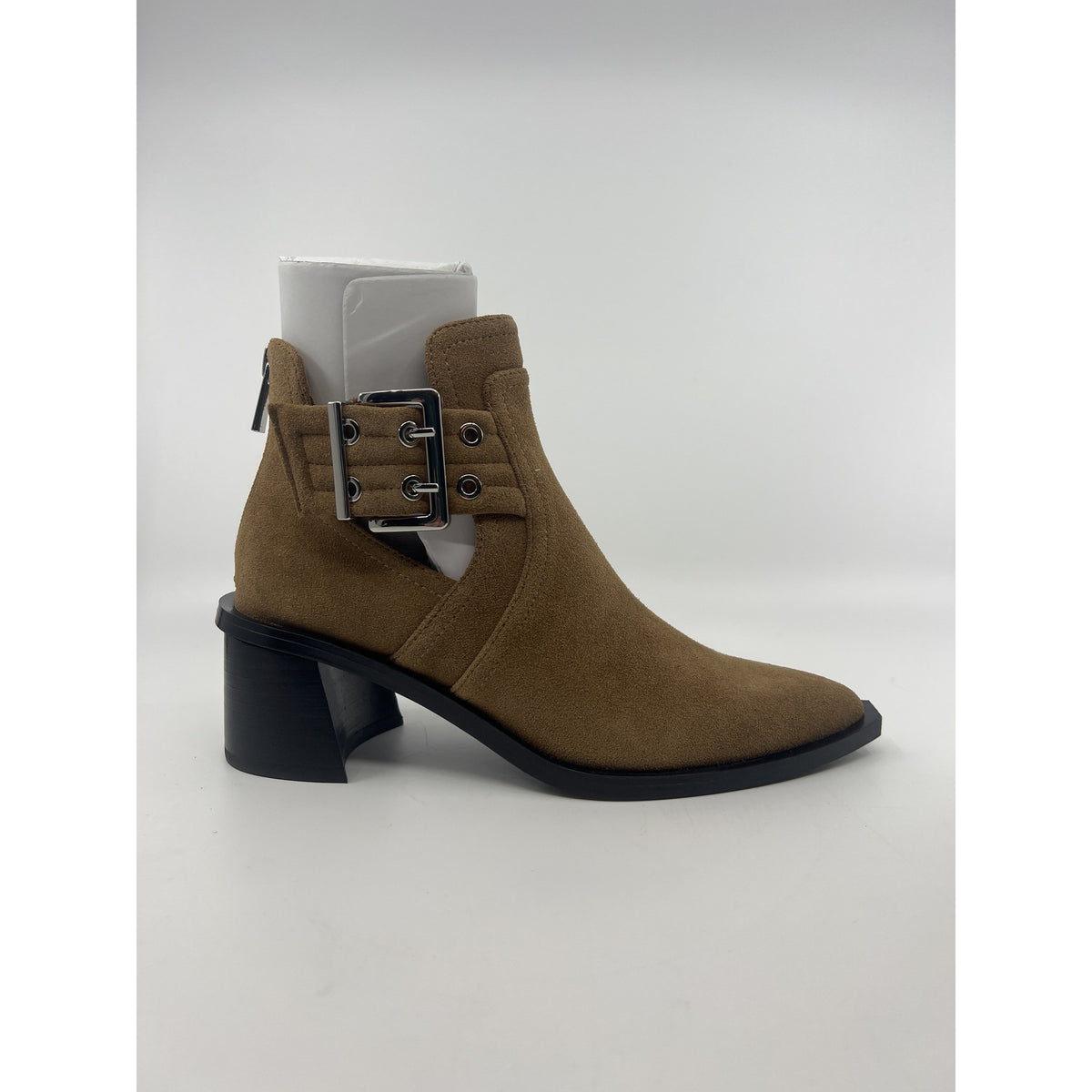Steve Madden Gatewood Ankle Boot Chestnut Suede US W 6.5 Open Box — photo 3
