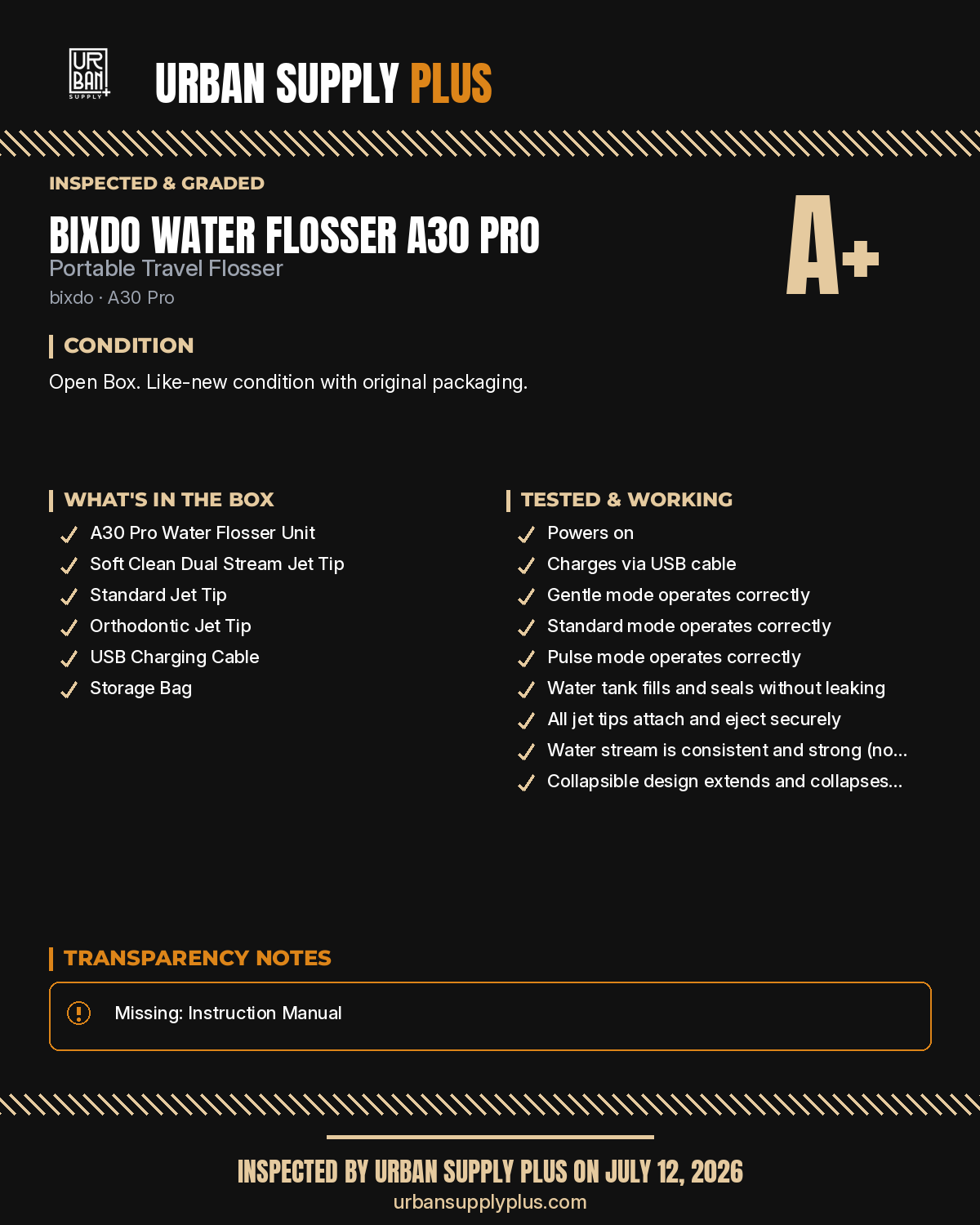 Diagnostic sheet