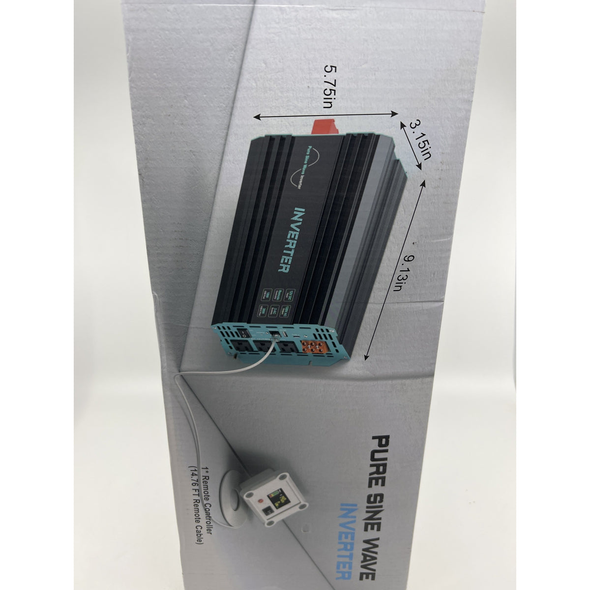 Pure Sine Wave Power Inverter 12V DC to 120V AC Factory Sealed — photo 2