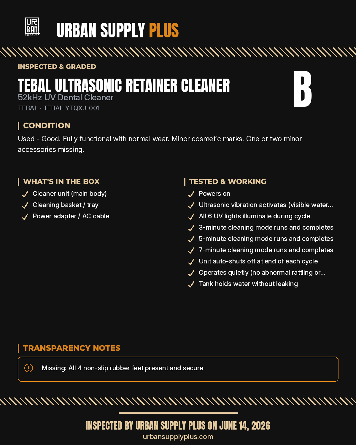 Diagnostic sheet