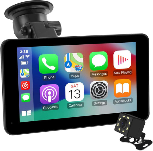 7-Inch Portable Wireless CarPlay Smart Touch Screen