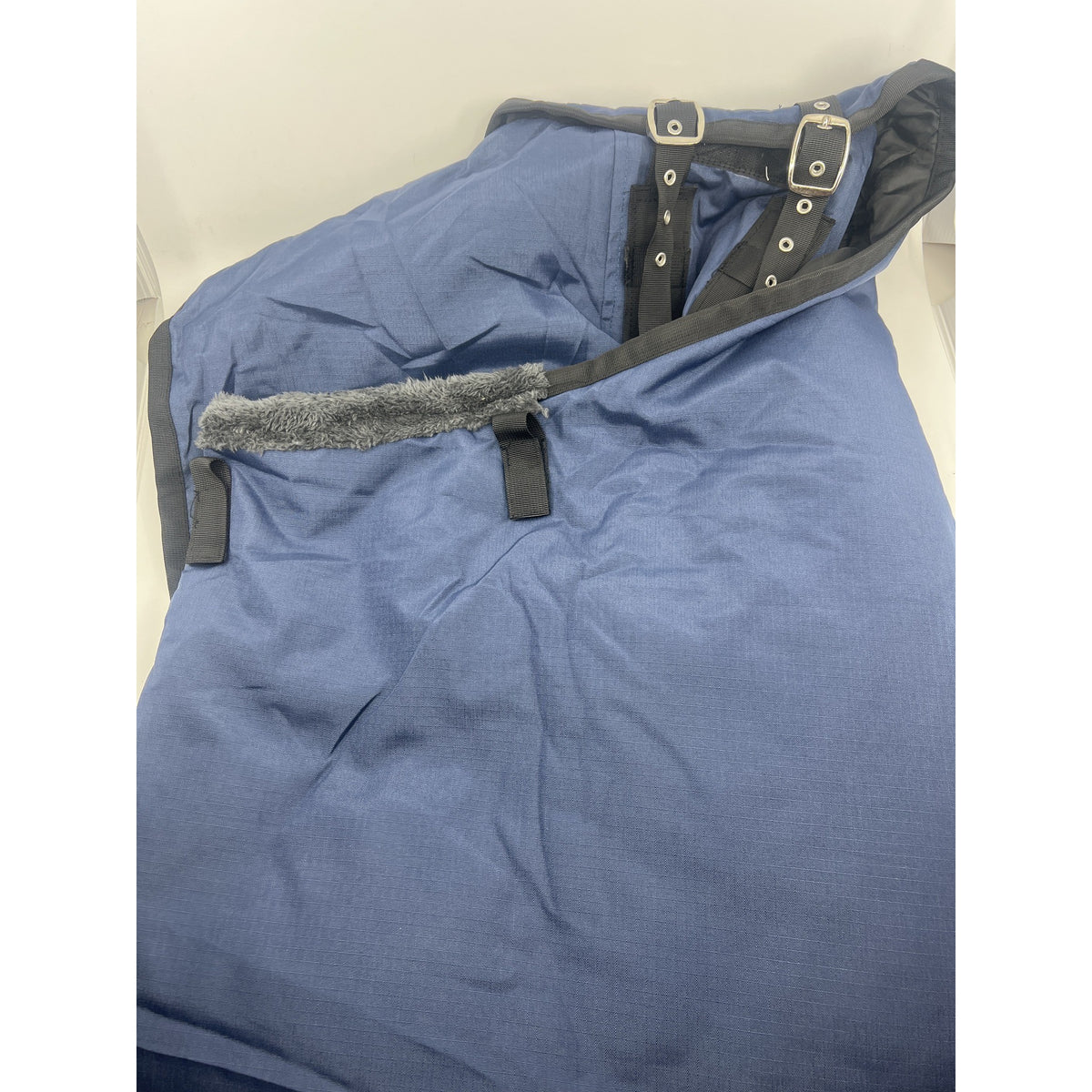 Vortexain 1600D Waterproof Horse Turnout Blanket 79" Blue Open Box — photo 4