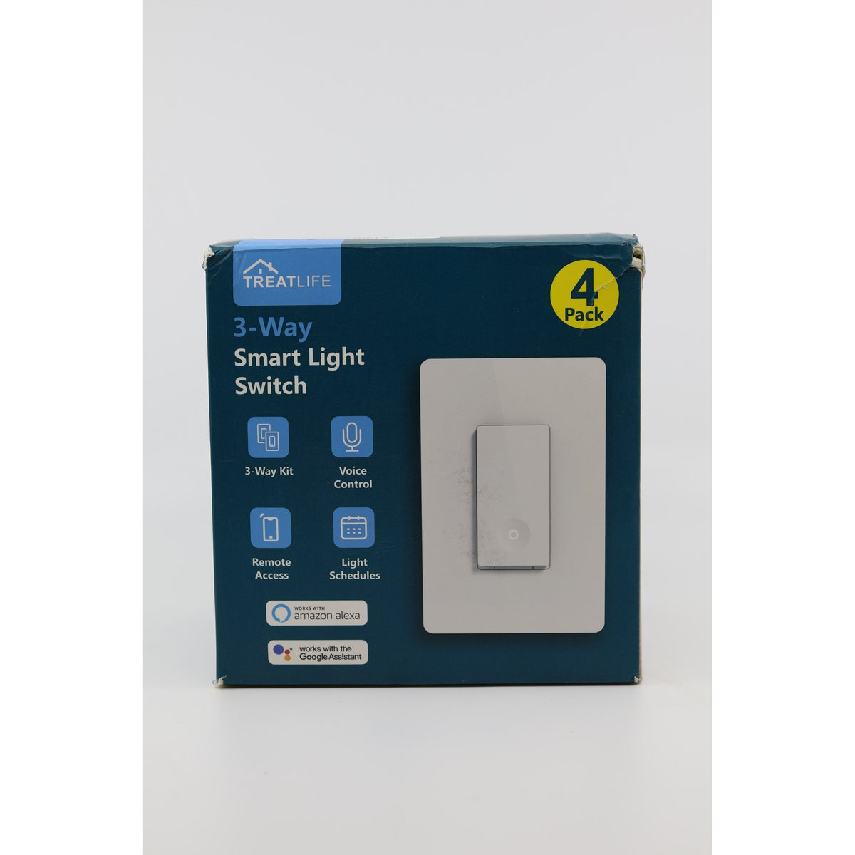 TREATLIFE 3-Way Smart Light Switch 4 Pack WiFi Factory Sealed — photo 5