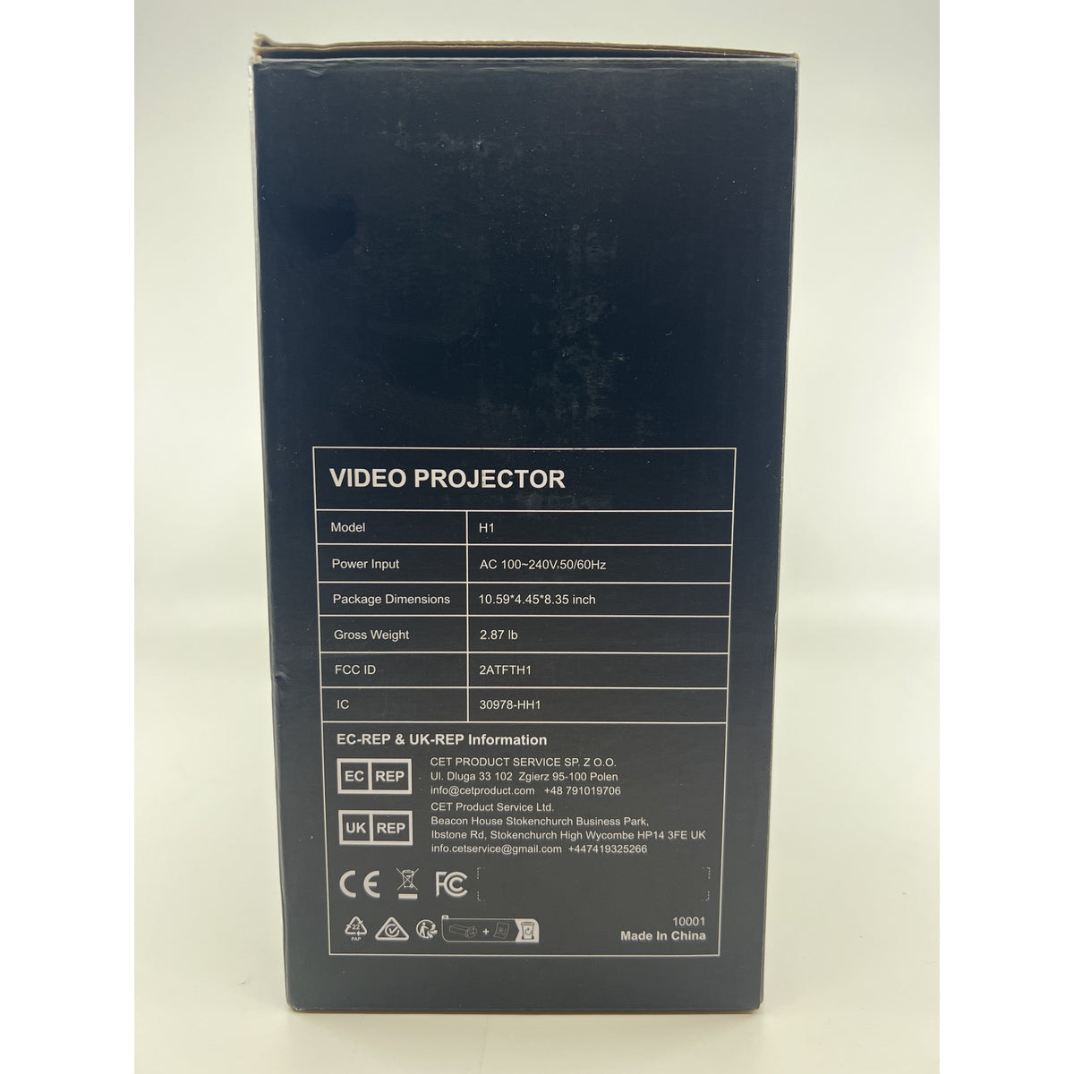 HAPPRUN H1 Native 1080p Bluetooth Projector Open Box — photo 3