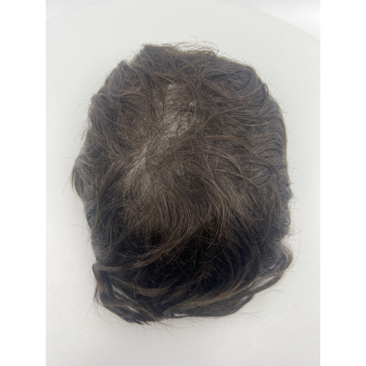 LLWear Human Hair Toupee Men V-Loop 8x10in Dark Brown #2 Like New — photo 4