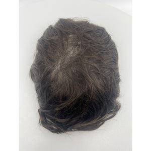 LLWear Human Hair Toupee Men V-Loop 8x10in Dark Brown #2 Like New — photo 4