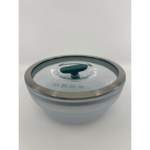 Anyday 4-Pc Microwave Cookware Set Glass Lids Medium Kale Open Box — photo 6