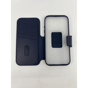 Blackbrook TMW Tudor Trifold Leather Wallet Case Deep Blue iPhone 17 Pro Max Ope — photo 4