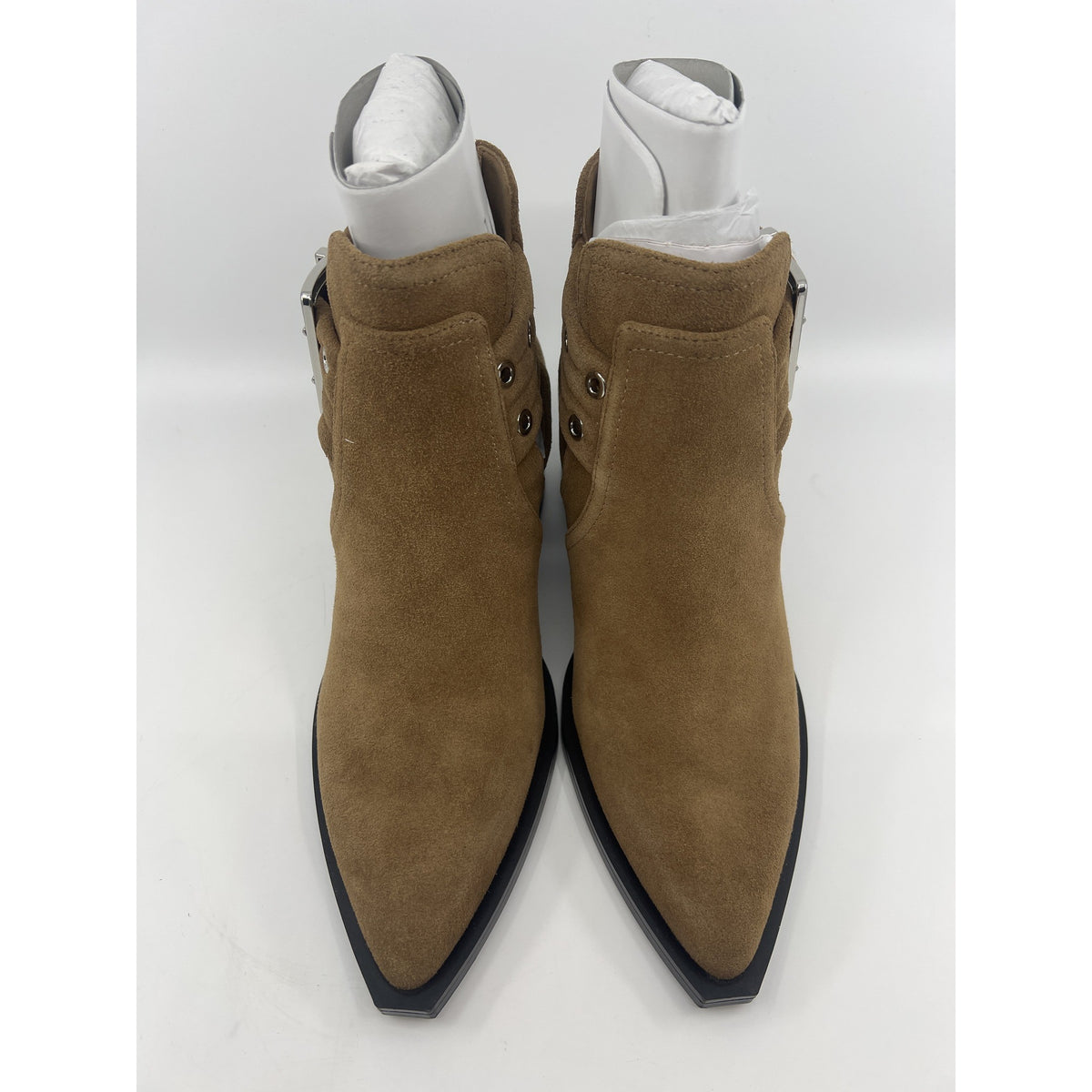 Steve Madden Gatewood Ankle Boot Chestnut Suede US W 6.5 Open Box — photo 6