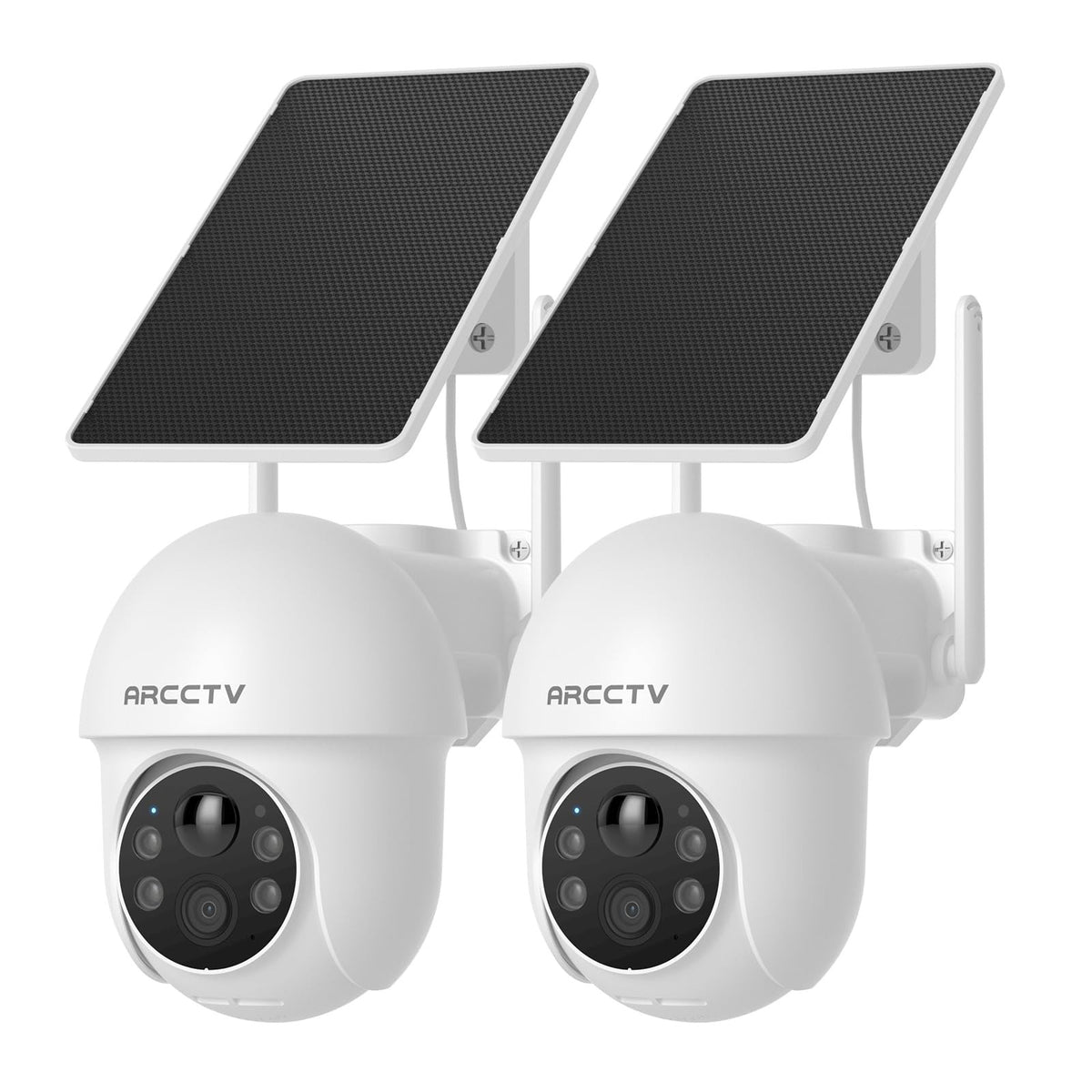 ARCCTV Q01 Solar Security Camera 4MP Wireless Outdoor 2 Pack Open Box — photo 12