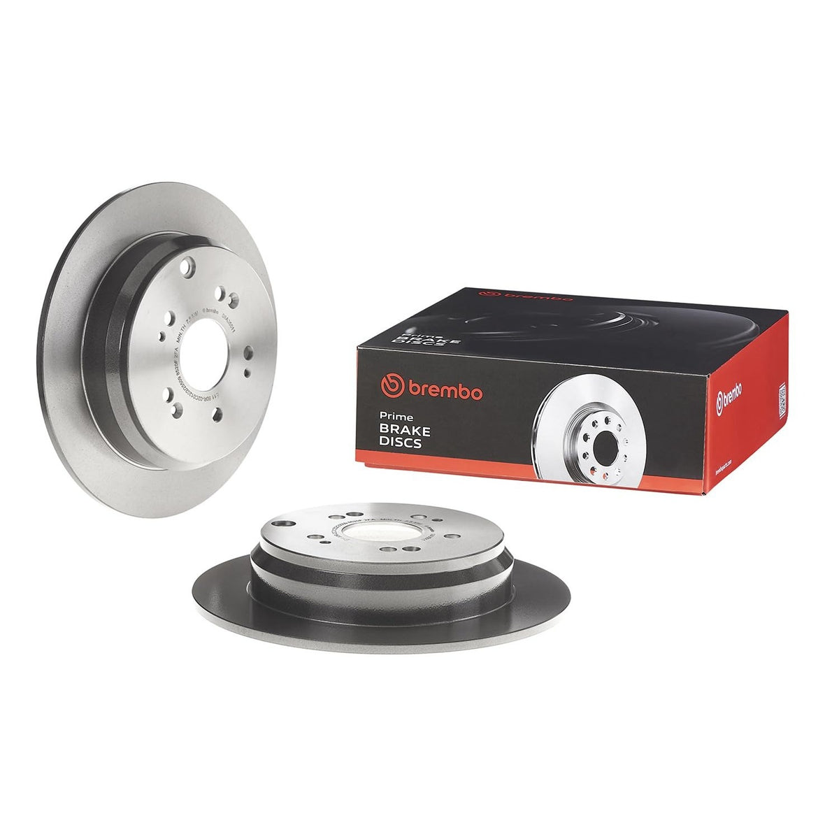 Brembo 08.A355.11 UV Coated Solid Rear Brake Rotor Acura/Honda Like New — photo 8