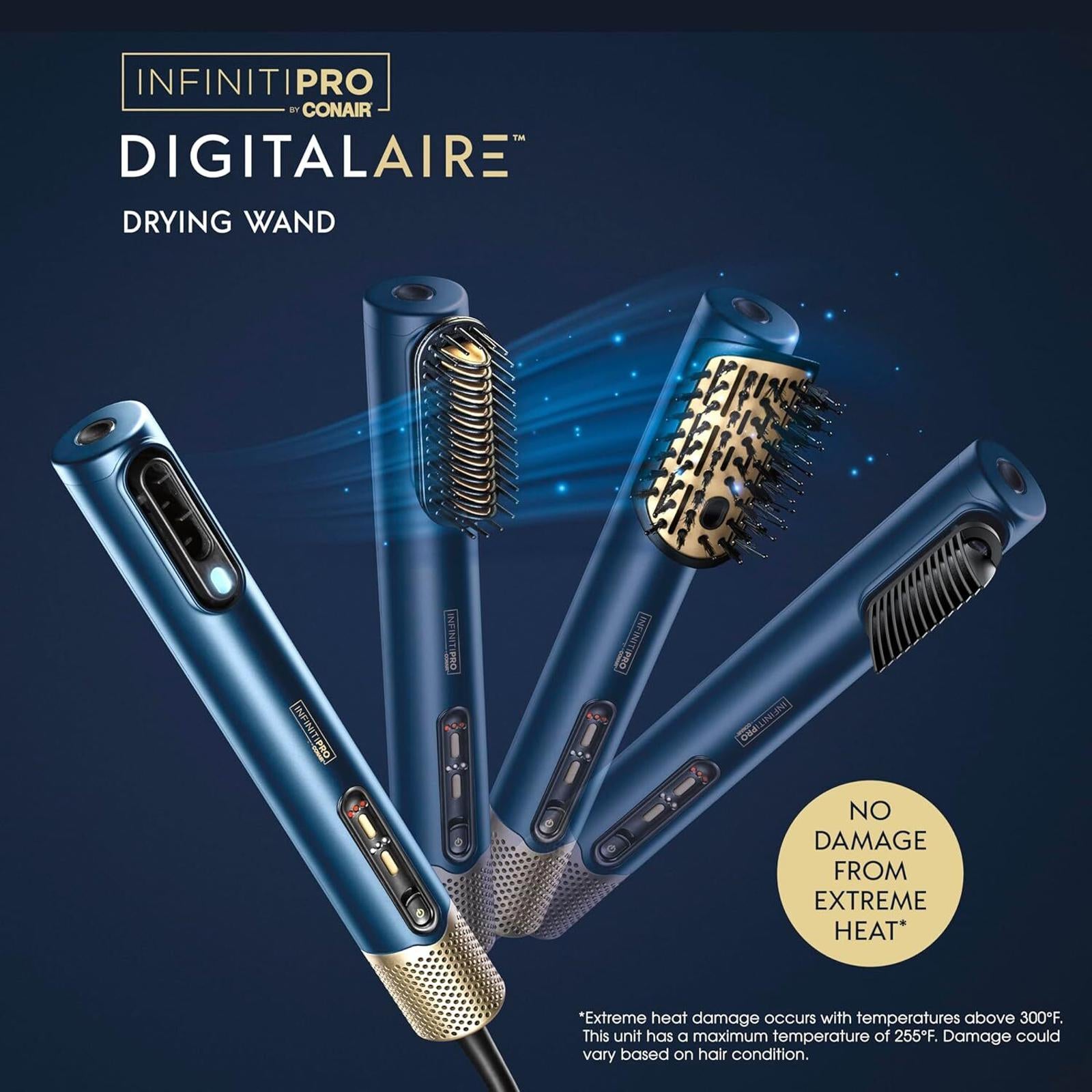 DigitalAIRE Hair Dryer in use