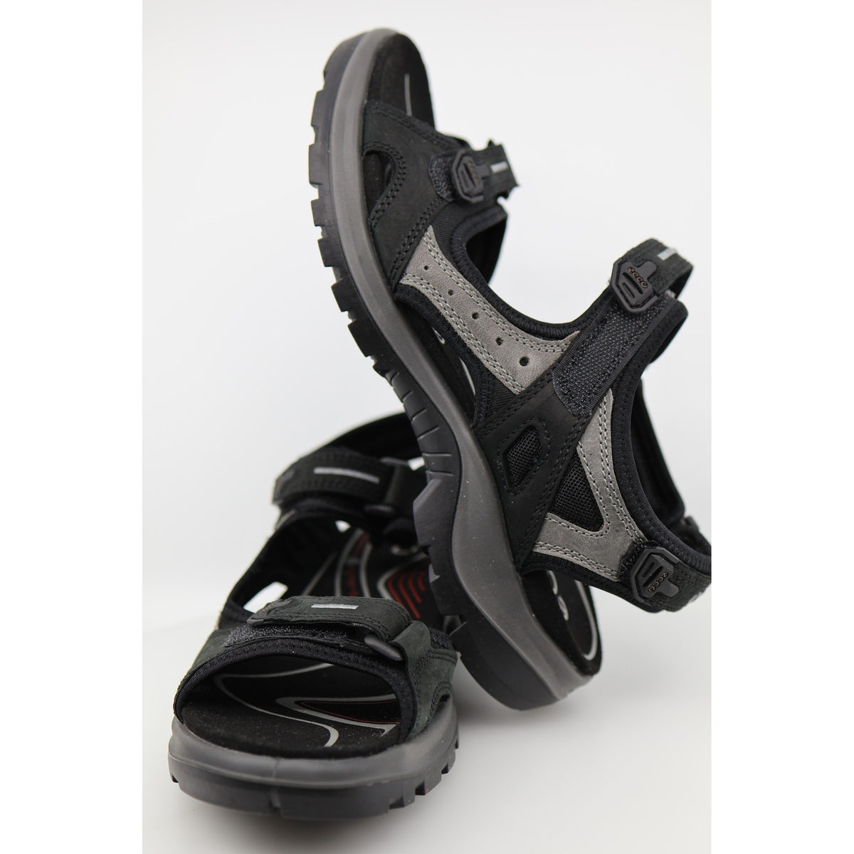 ECCO Men's Yucatan Hiking Sandal Black/Mole US 10-10.5 New — photo 3