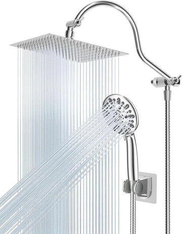 Hibbent 12'' All Metal Shower Head