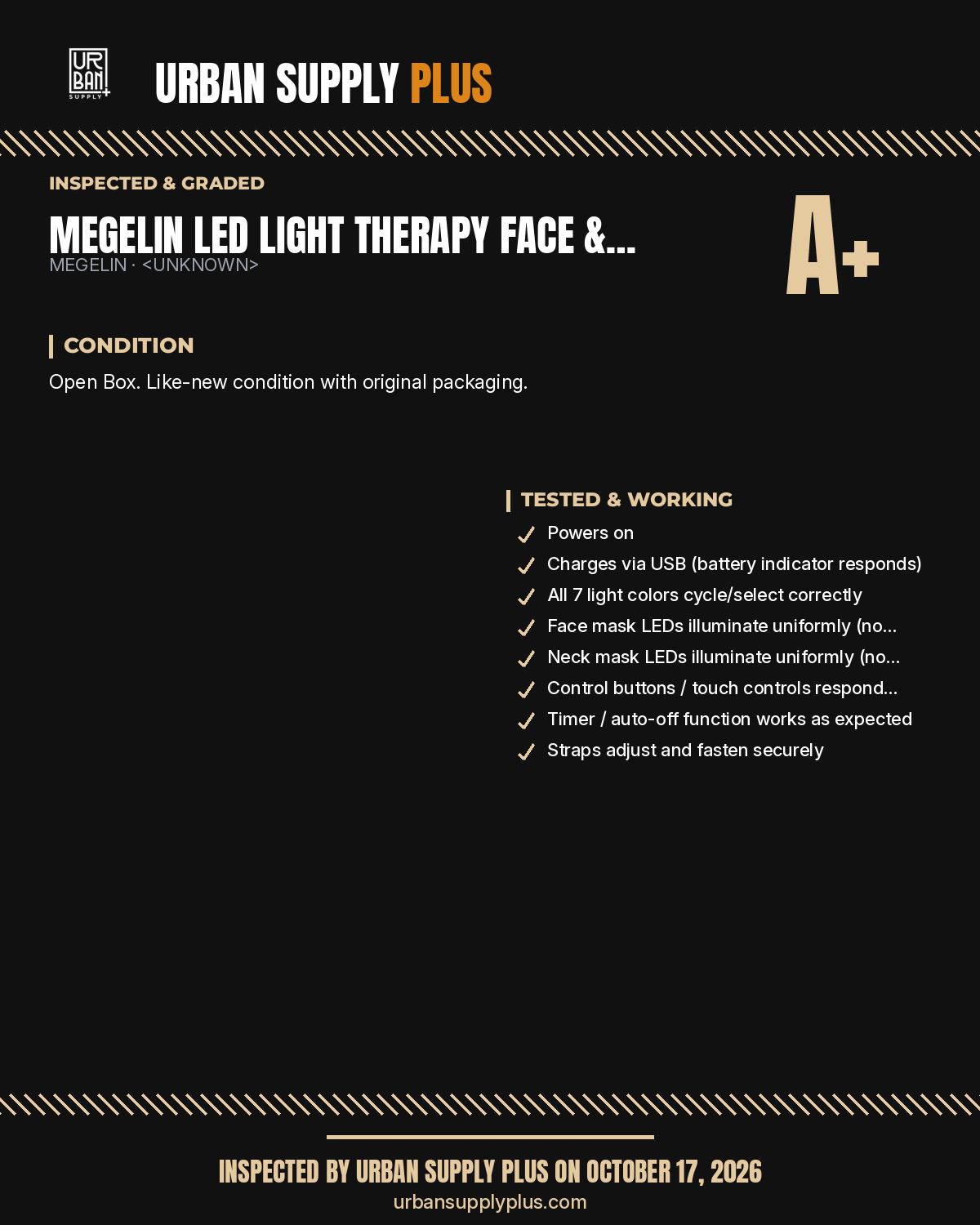 Diagnostic sheet