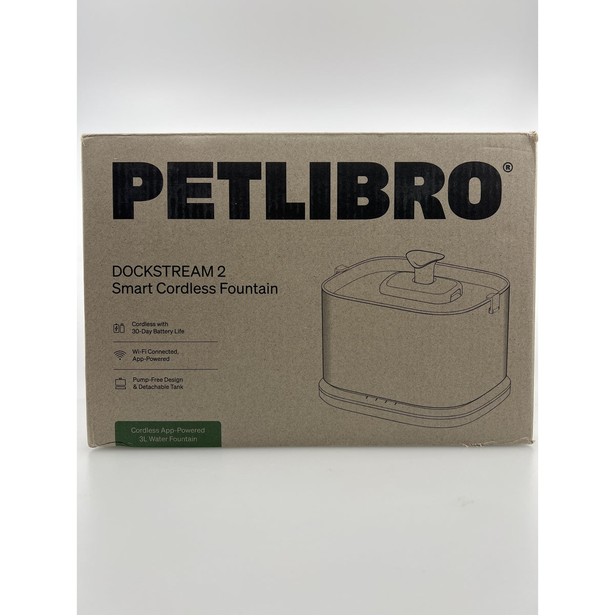 PETLIBRO Dockstream 2 Cordless Cat Water Fountain 3L New — photo 1