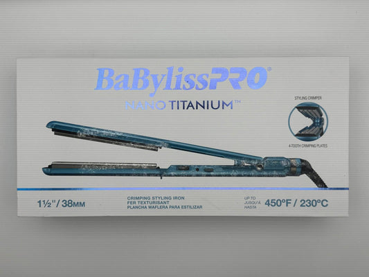 BaBylissPRO Nano Titanium Styling Crimper, 1 Count (Pack of 1)