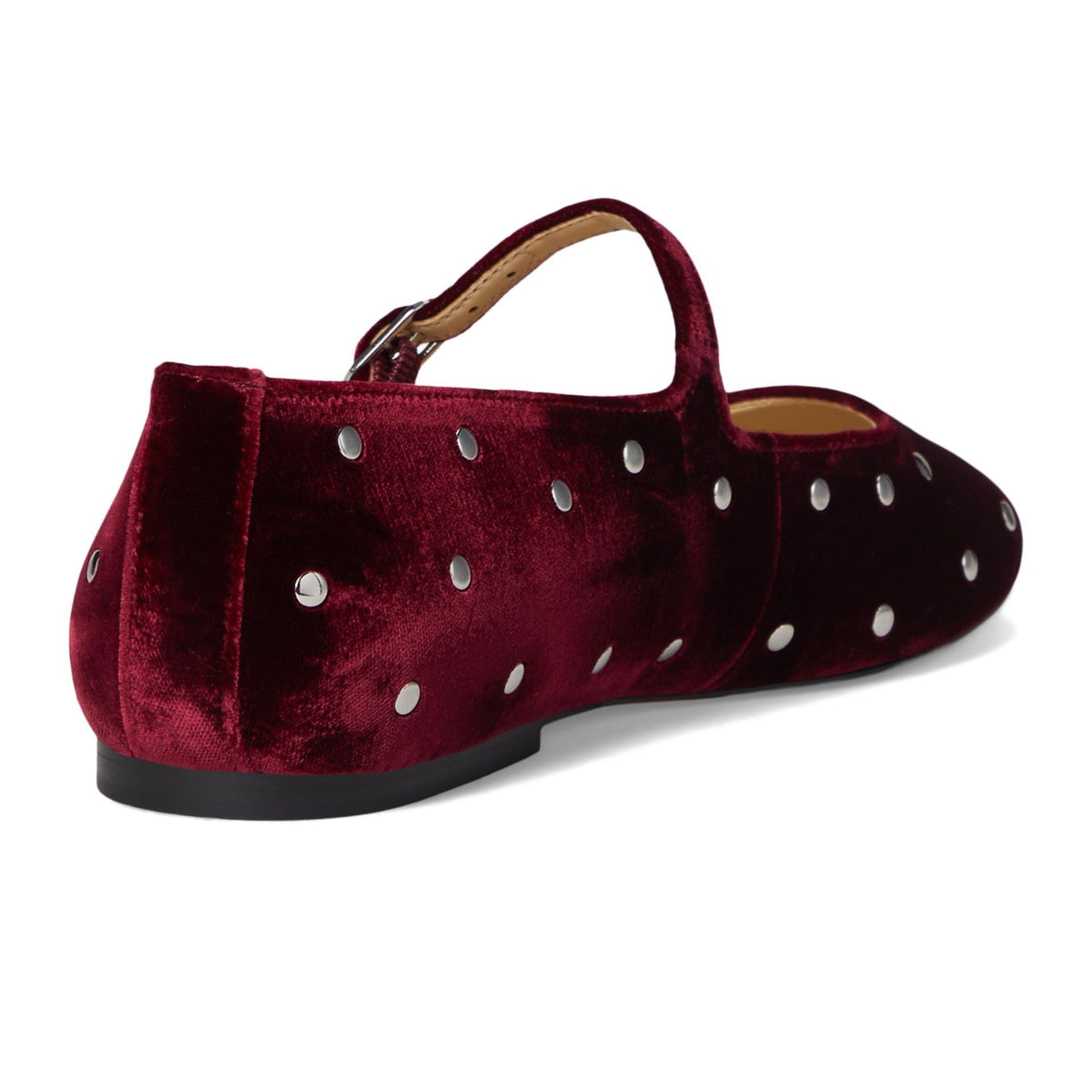 Marc Fisher LTD Elizza Ballet Flat Dark Red Velvet US W 8.5 Factory Sealed — photo 8