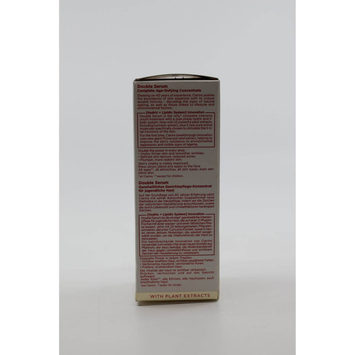 Clarins Double Serum 2-in-1 Anti-Aging Face Serum 1 Fl Oz Open Box — photo 3