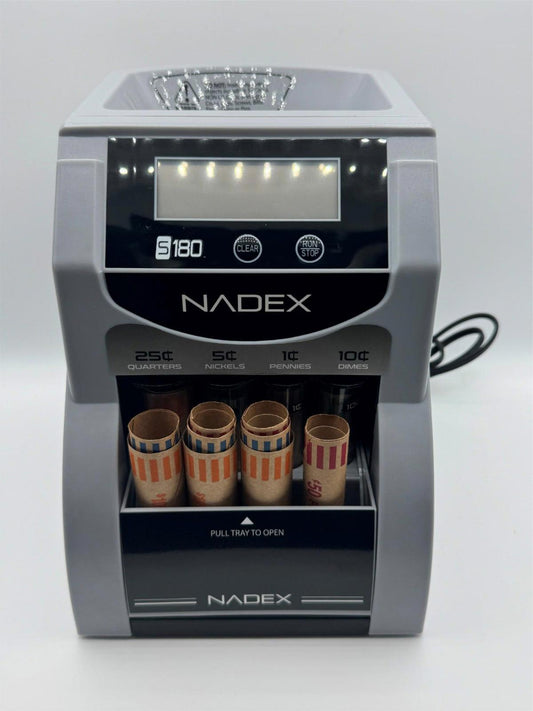 Nadex S180 Digital Coin Counter, Sorter,and Wrapper