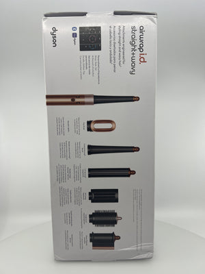 Dyson Airwrap i.d. box side with attachments listed