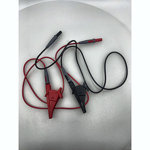Klein Tools ET450 alligator clip lead set red and black