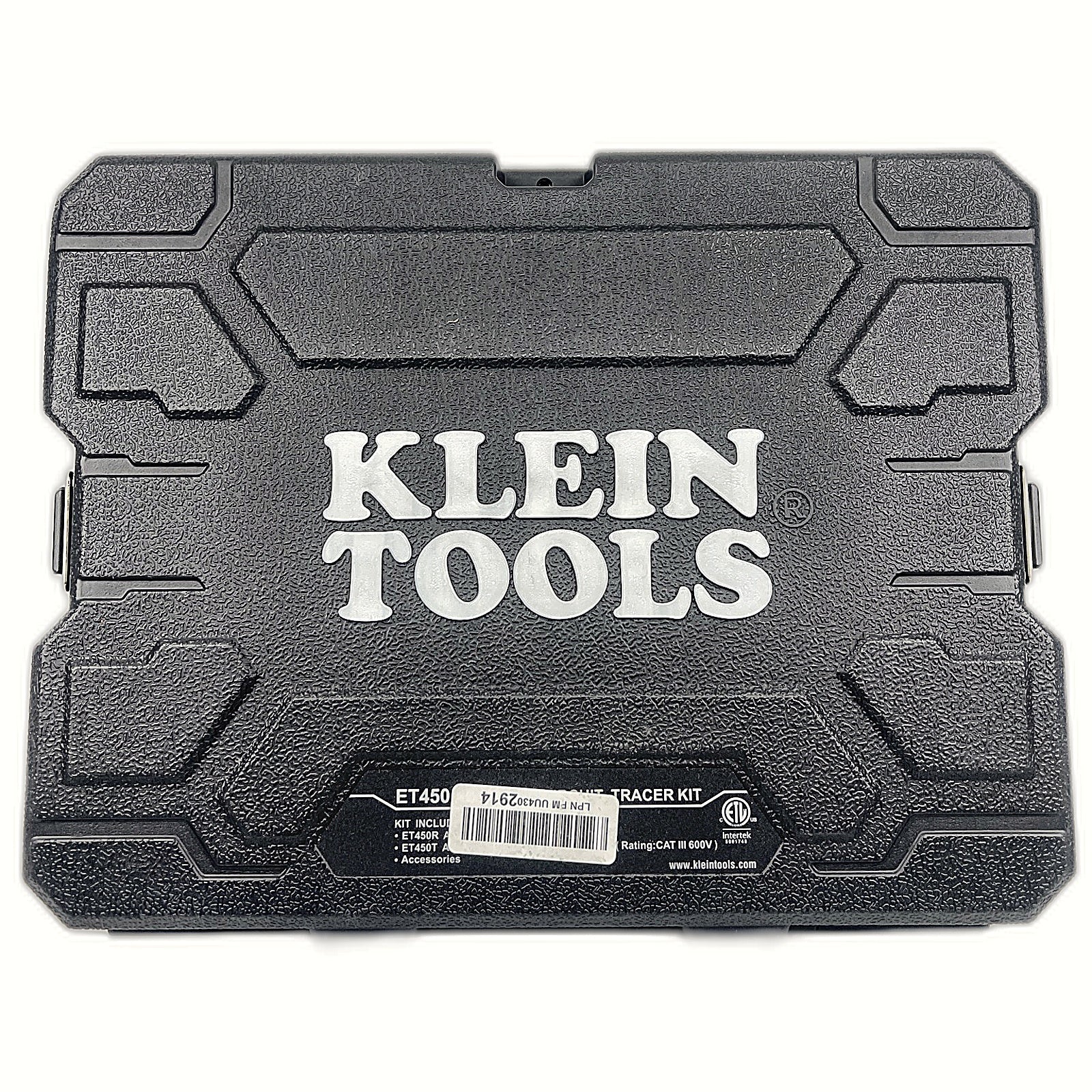 Klein Tools ET450 hard carrying case closed