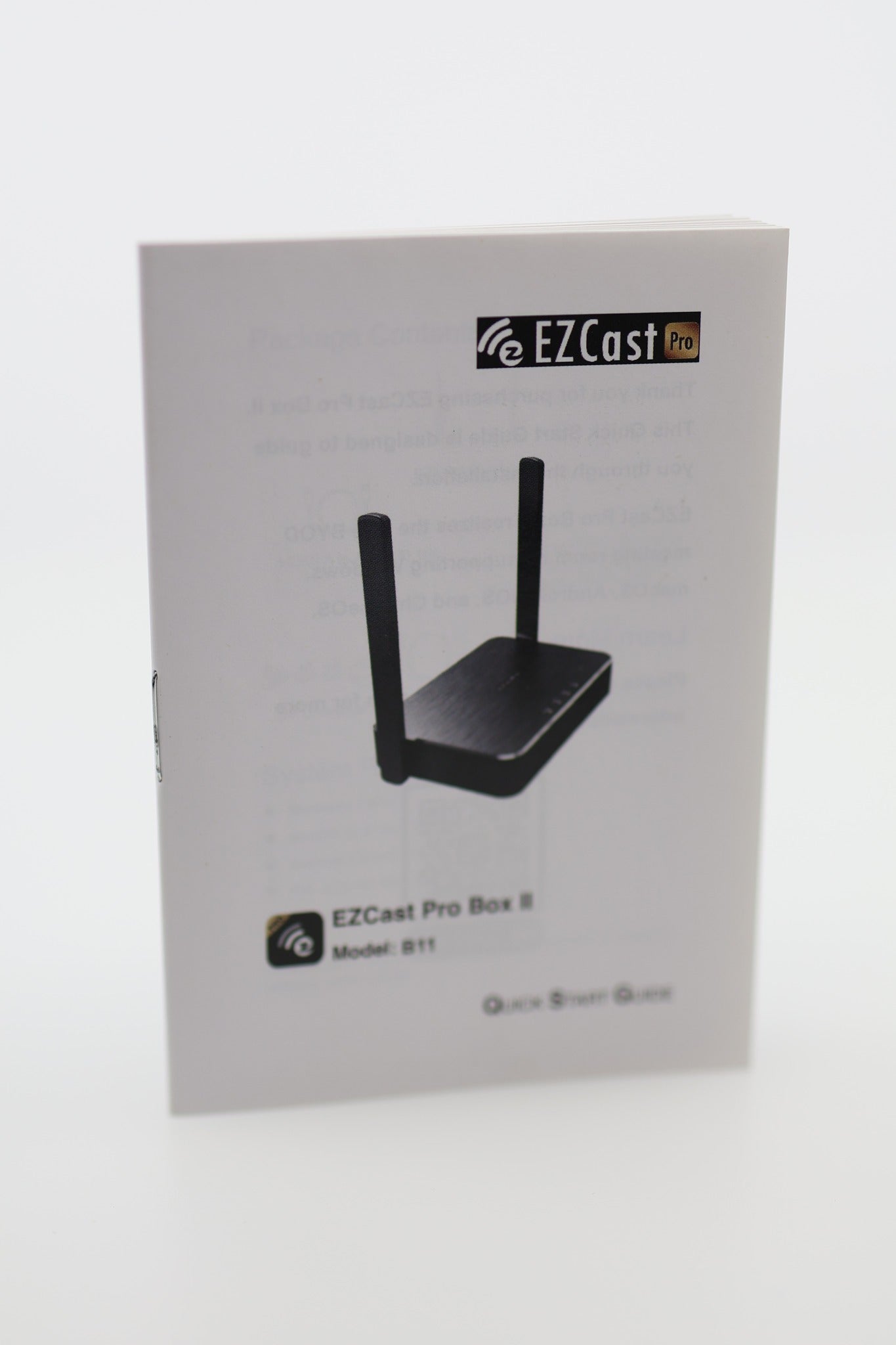 EZCast PRO Box II quick start guide