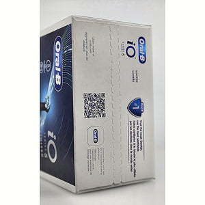 Oral-B iO Series 5 box top panel with QR code