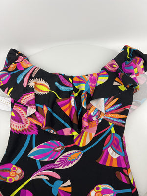 Trina Turk Luminary Bandeau One Piece Swimsuit — Floral