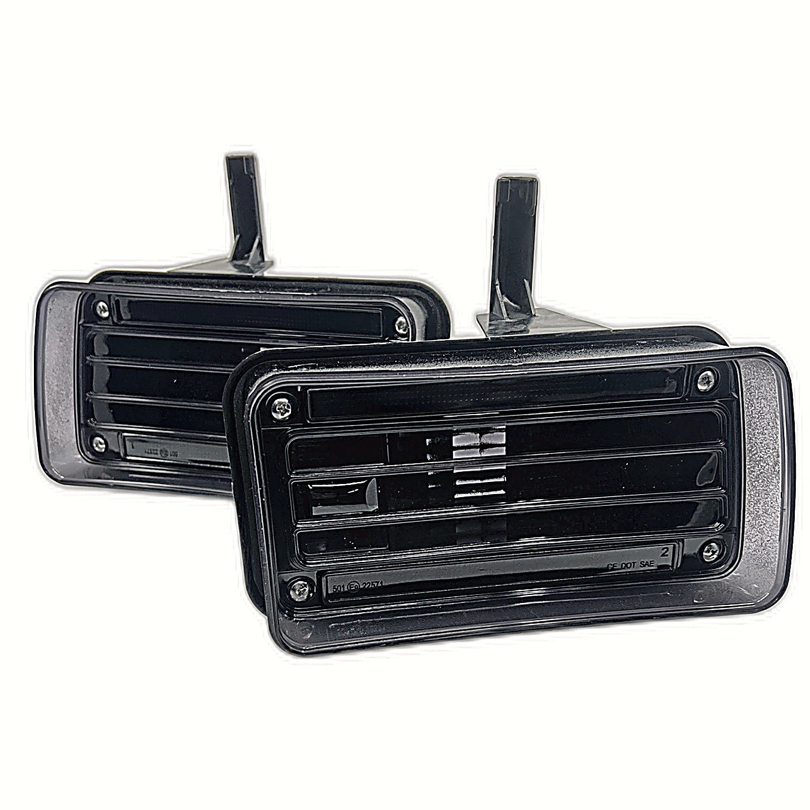 VYNTRAL smoked tail light lens pair for 1970 Chevy Chevelle