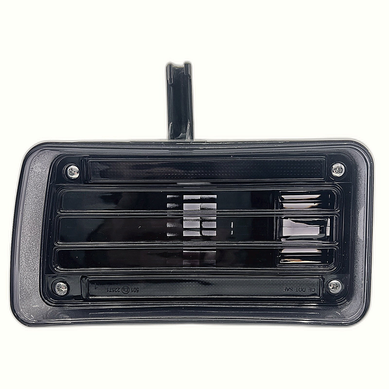 VYNTRAL smoked tail light lens single unit front view