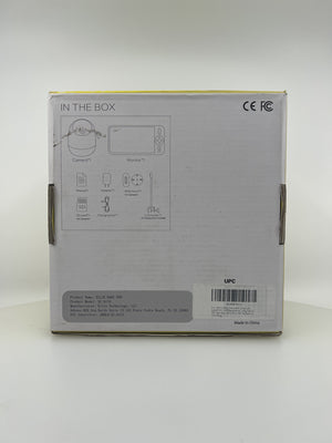 Ellie Pro Baby Monitor box back with contents list