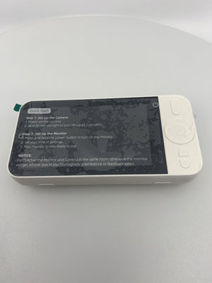 Ellie Pro parent unit monitor screen side