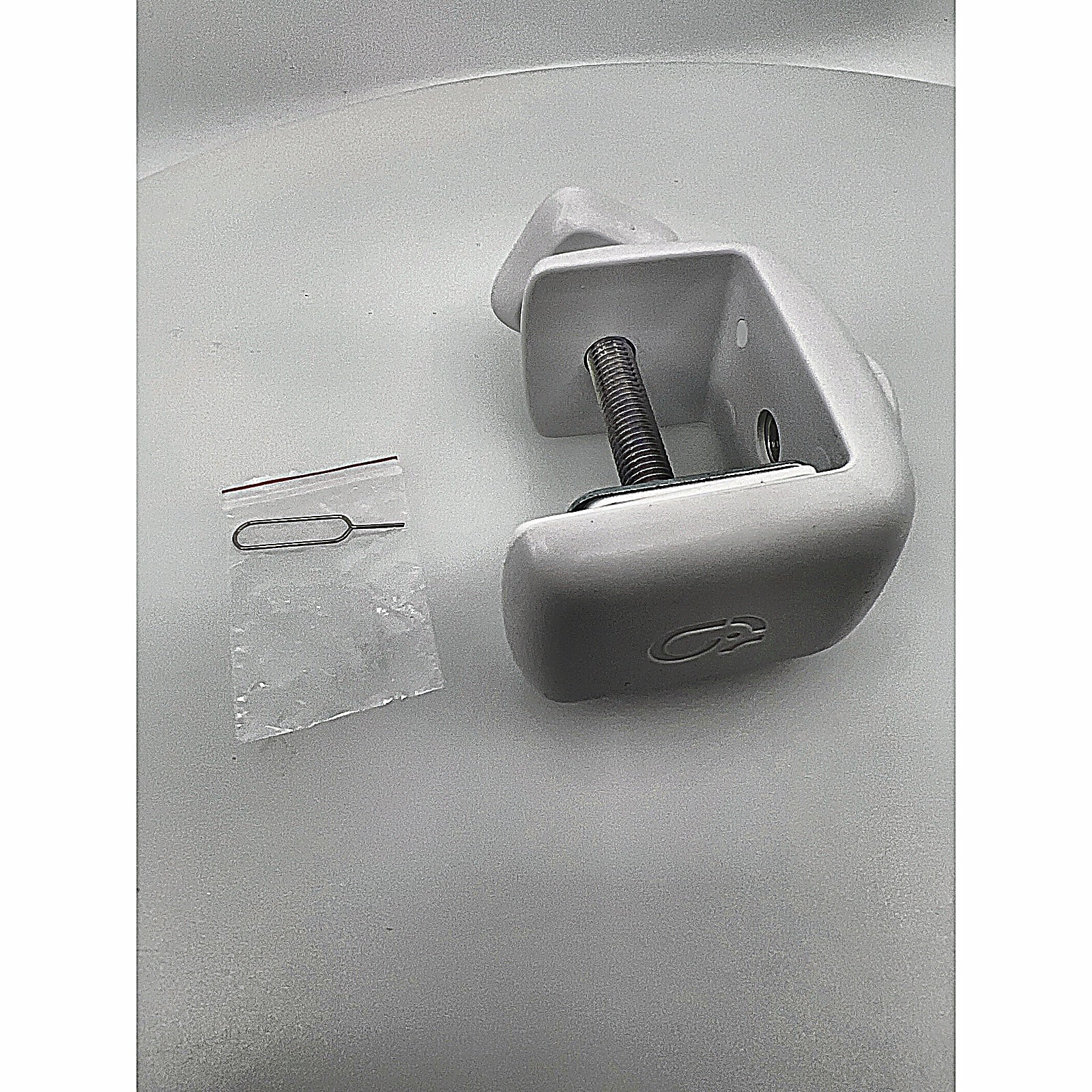 Ellie Pro crib holder clamp with reset tool